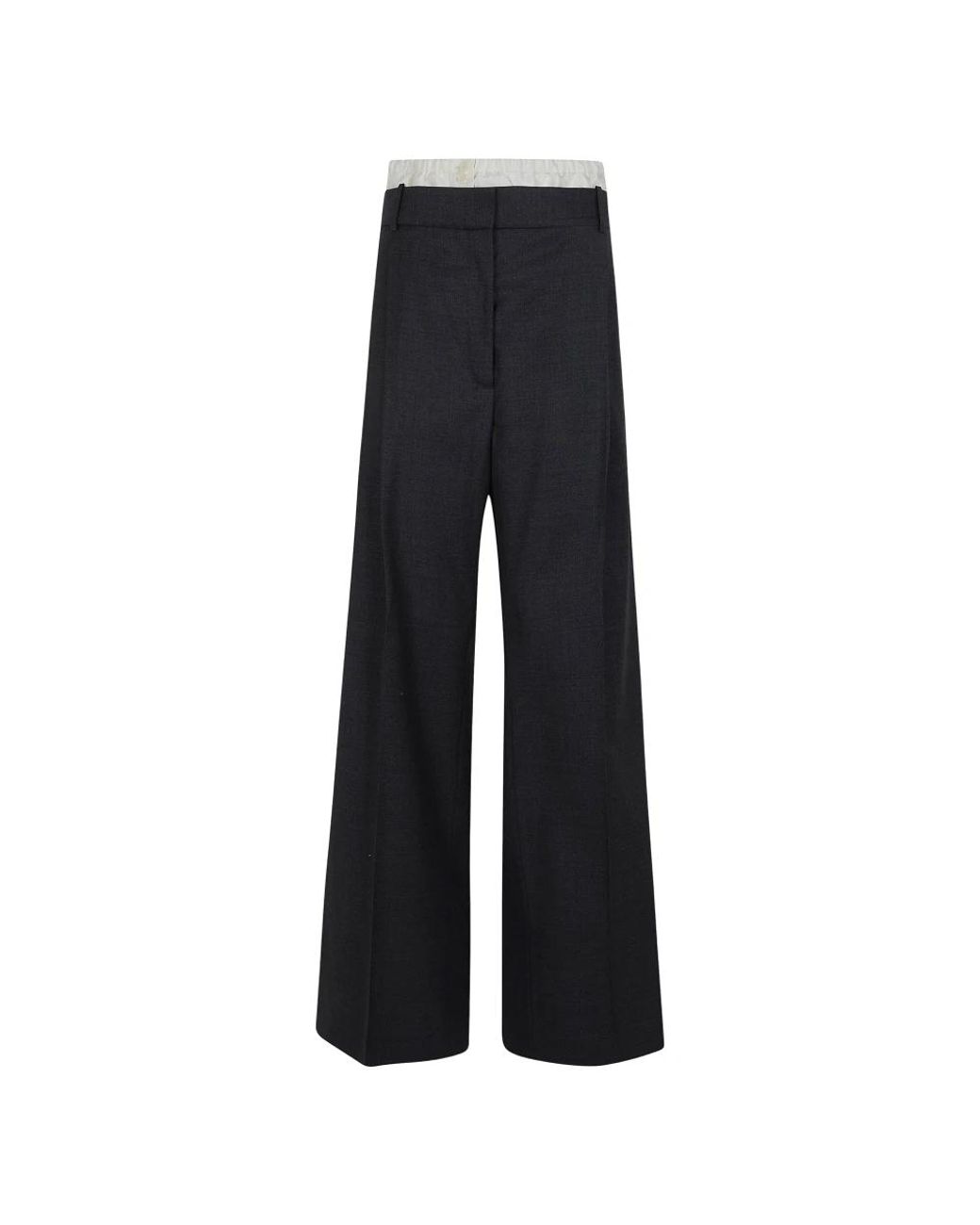 Rohe Black Wide Trousers