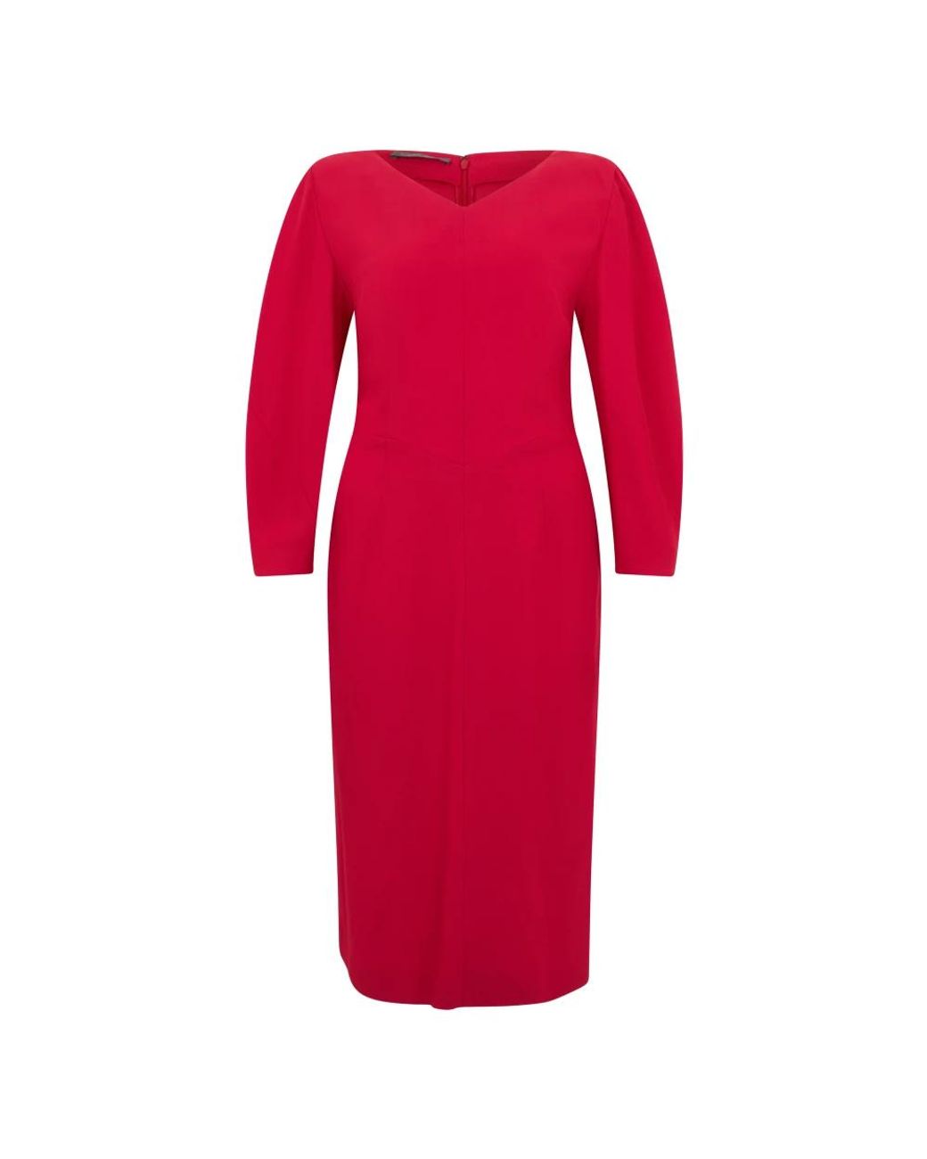 Alberta Ferretti Red Midi Dresses