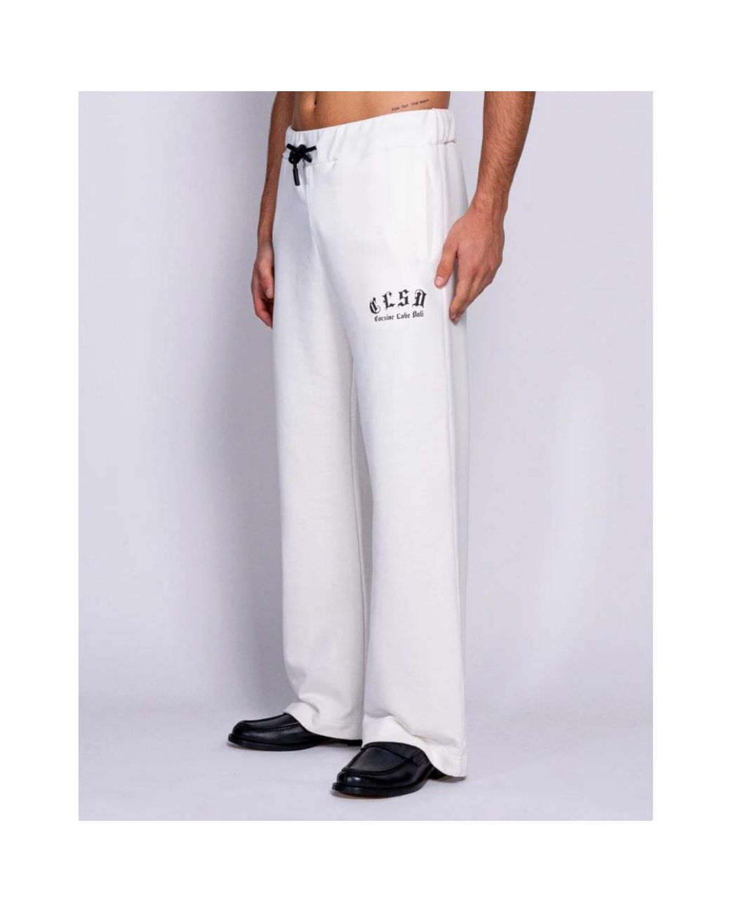 Cor Sine Labe Doli White Sweatpants for men