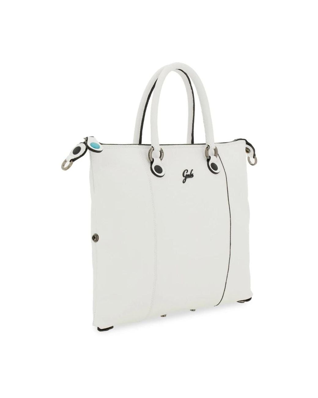 Gabs White Shopping Bags
