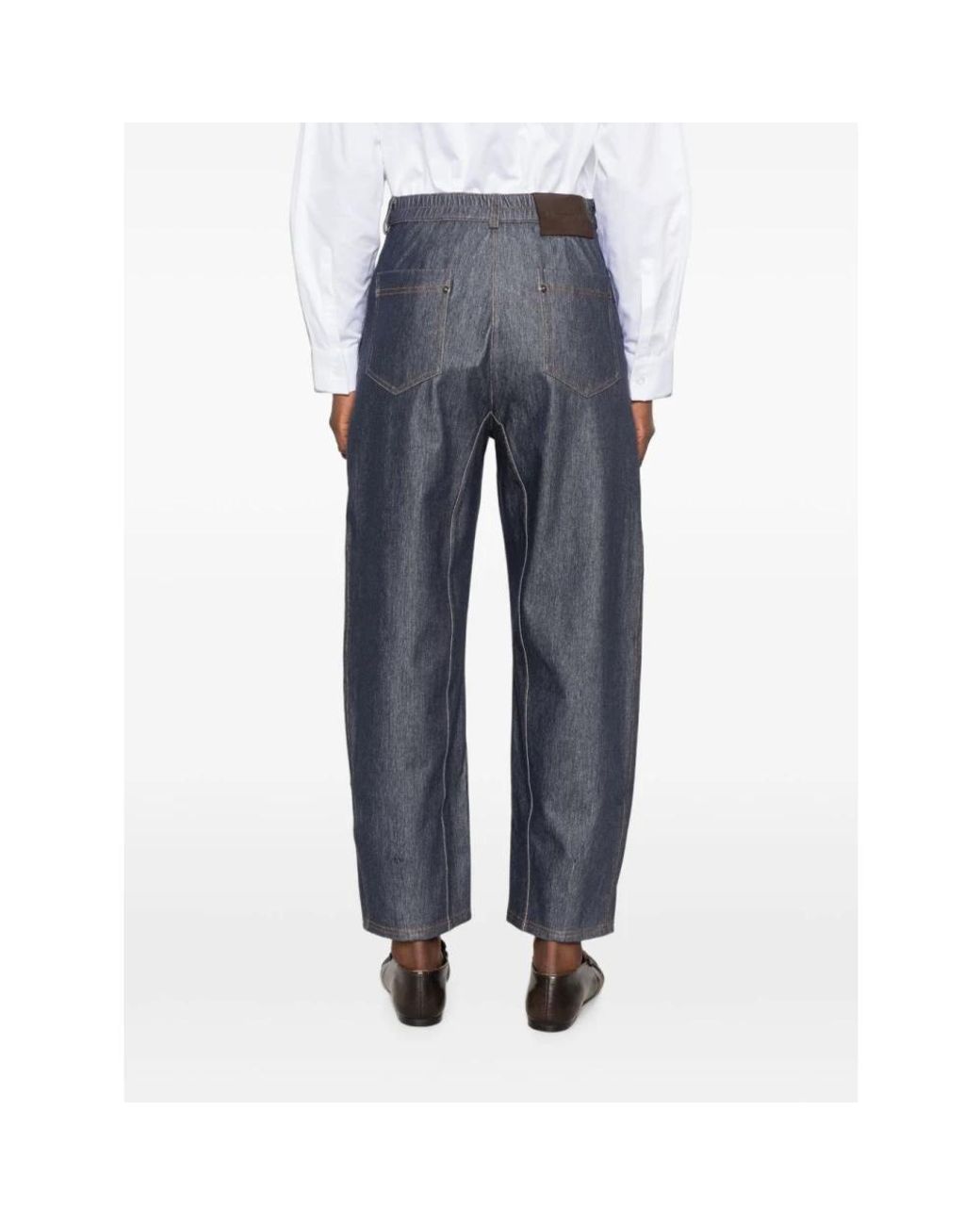 Max Mara Gray Loose Fit Jeans