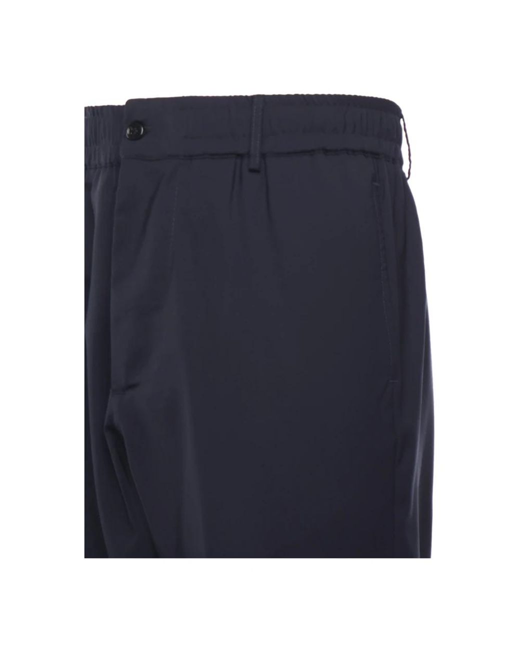 Giuliano Galiano Blue Straight Trousers for men