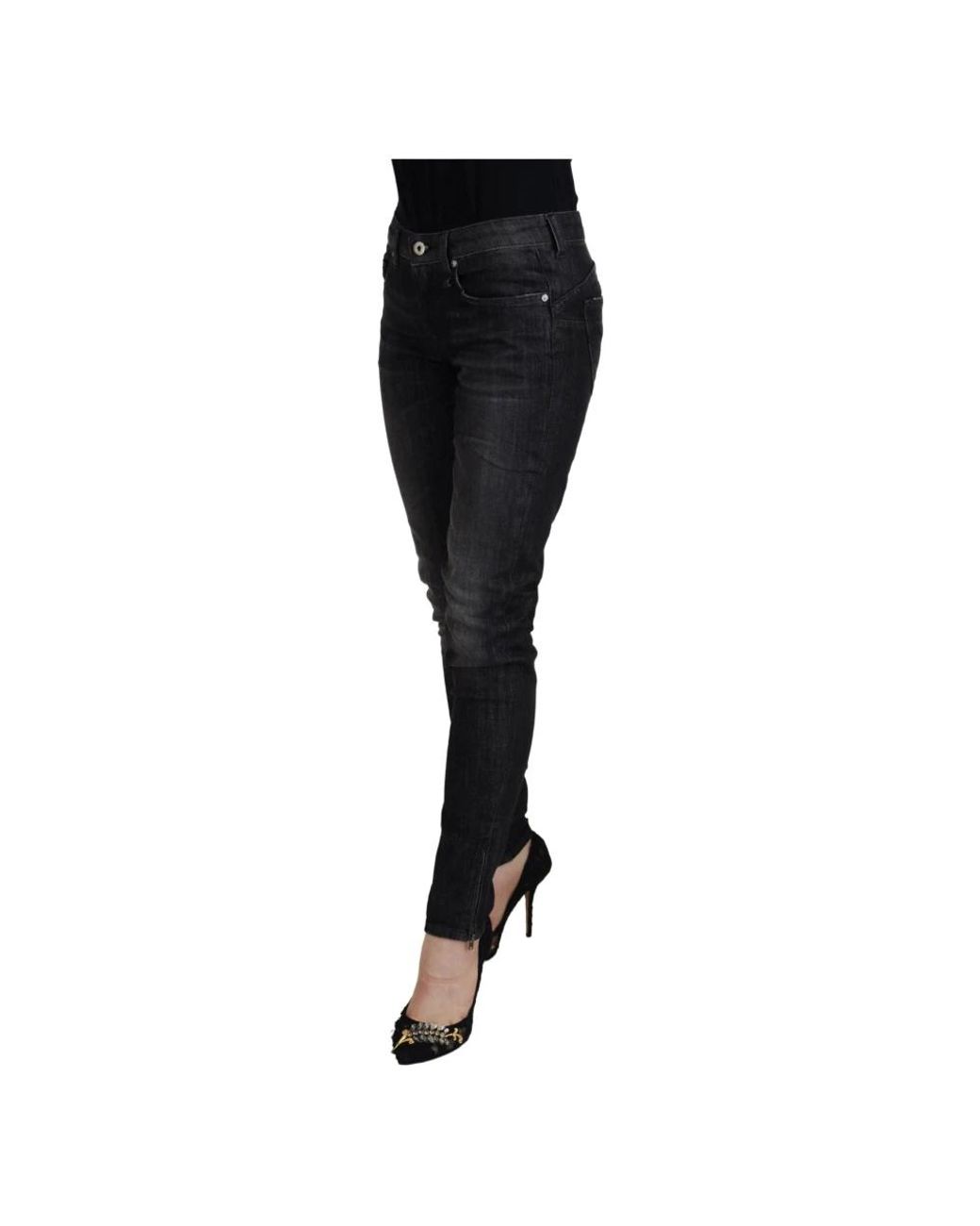 Fiorucci Black Slim Fit Jeans