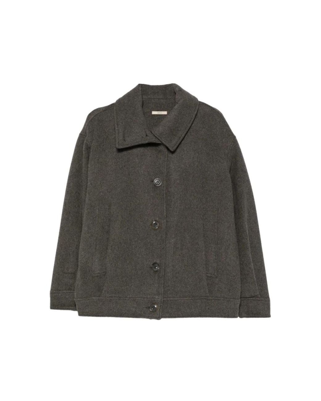 Sessun Gray Single-Breasted Coats