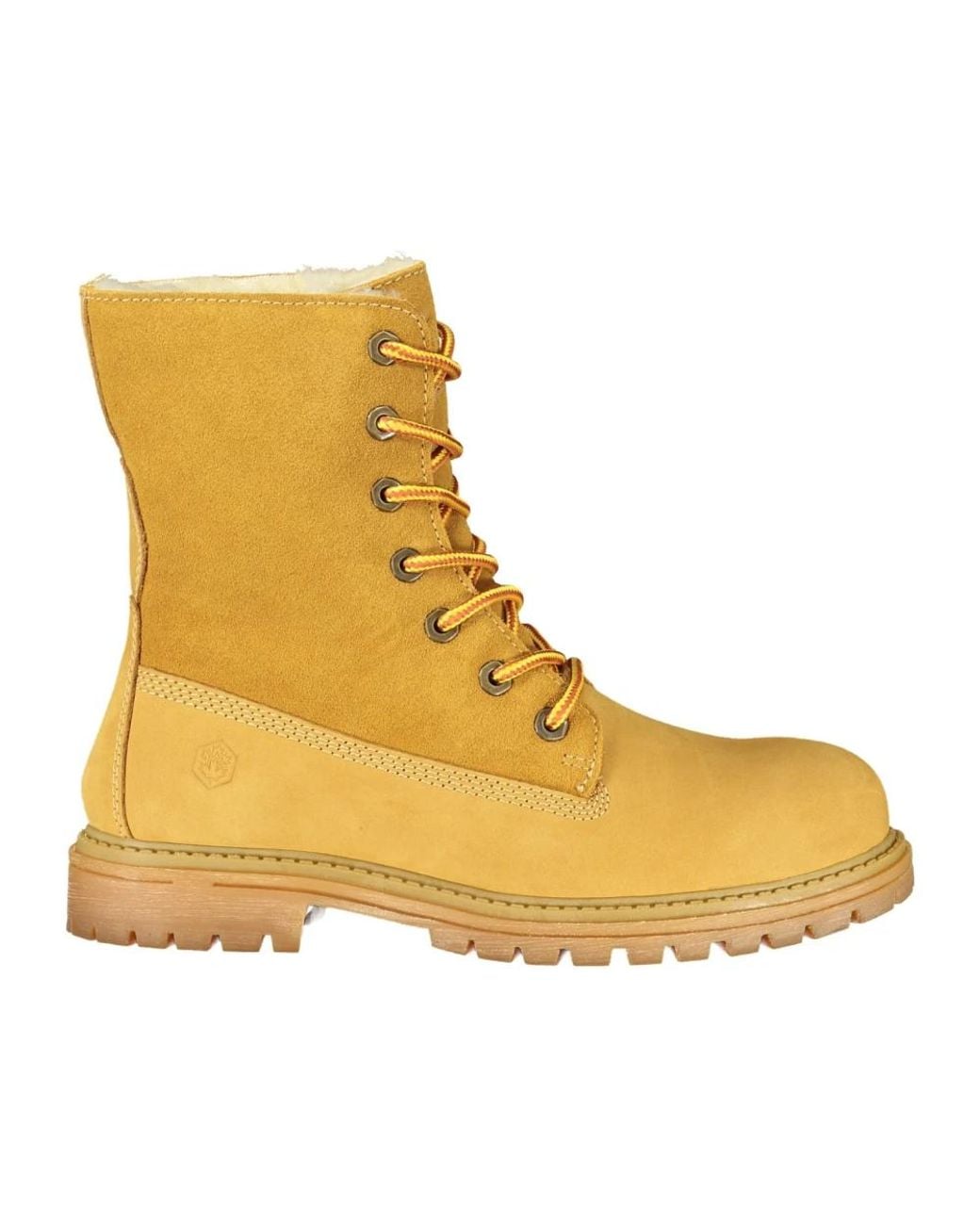 Lumberjack Yellow Lace-Up Boots