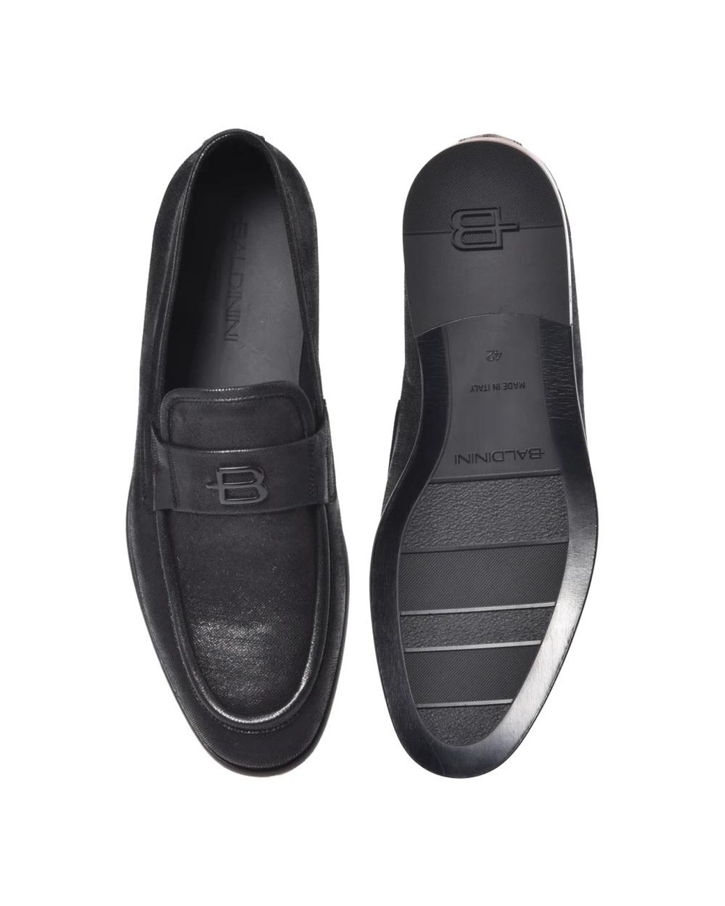 Baldinini Black Loafers for men