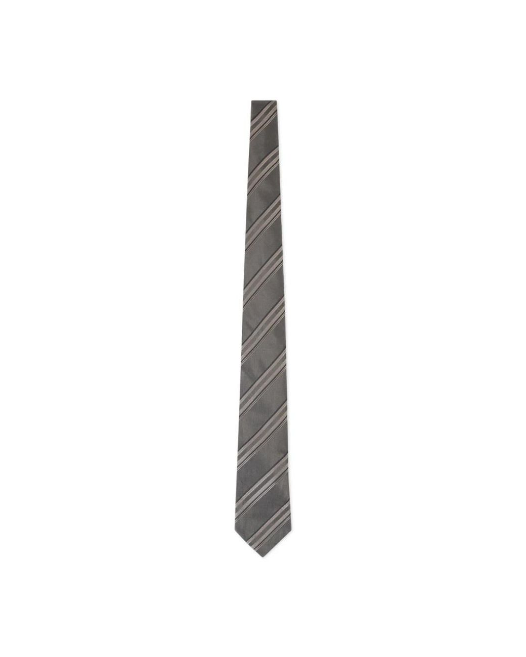 Brunello Cucinelli Brown Nocciala Silk Tie for men