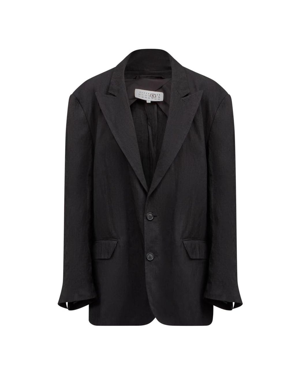 MM6 by Maison Margiela Black Blazers