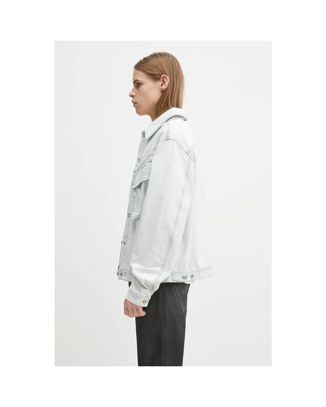 Denim Jackets Marcelo Burlon de hombre de color Gray