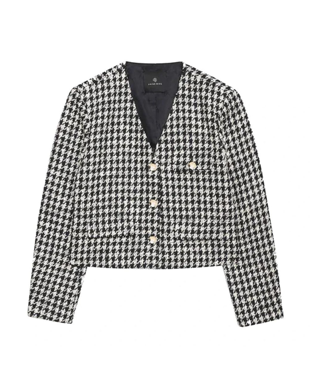 Anine Bing Black Tweed Jackets
