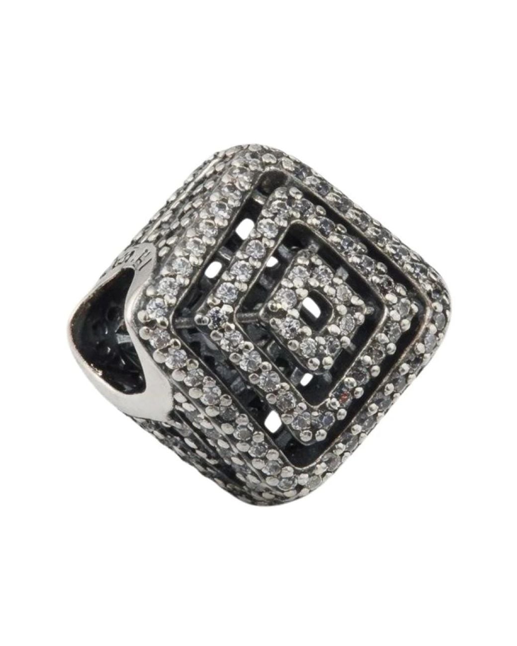 Pandora Geometric Lines in het Metallic