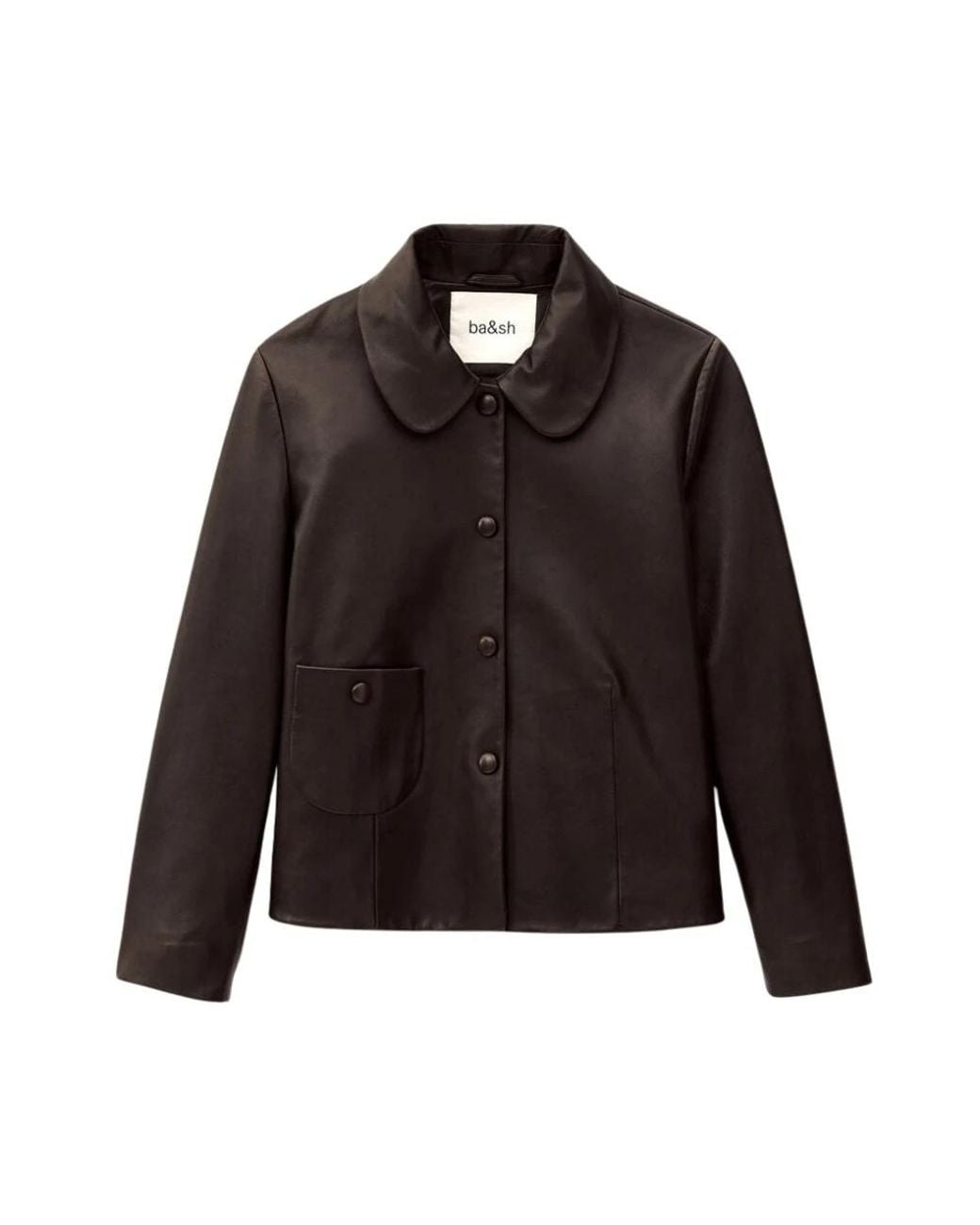 Leather Jackets Ba&sh en coloris Black