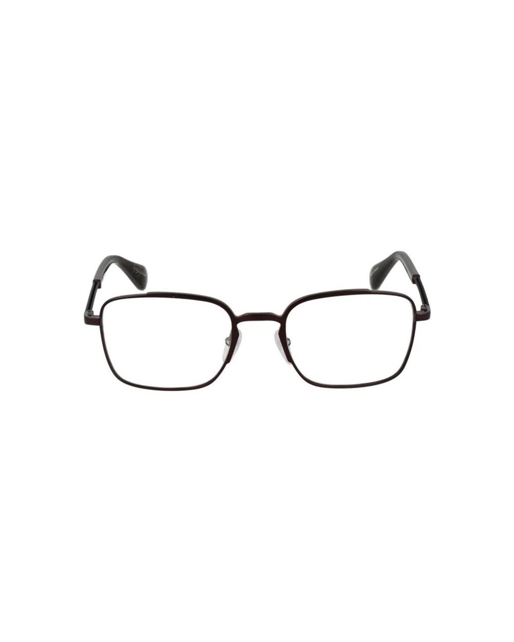Yohji Yamamoto Brown Glasses for men