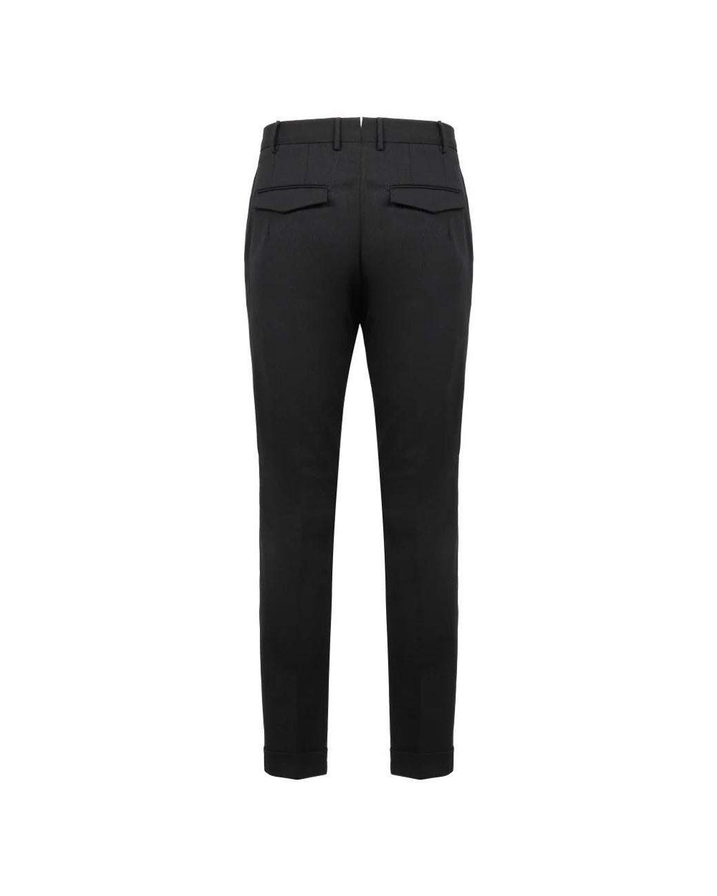 PT Torino Black Suit Trousers for men