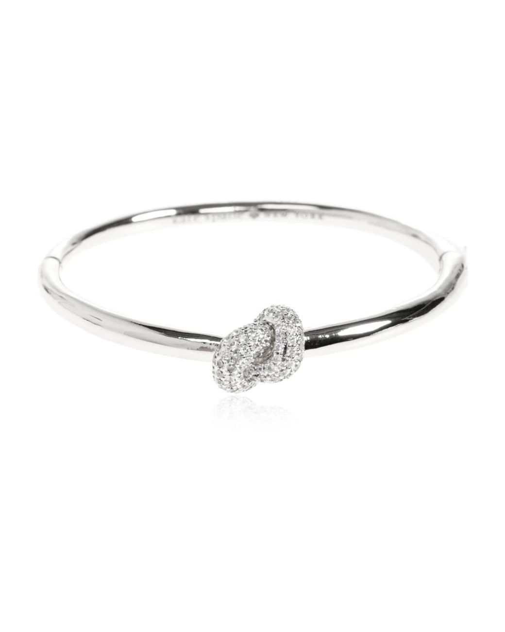 Kate Spade White Armband Mit Funkelnden Kristallen