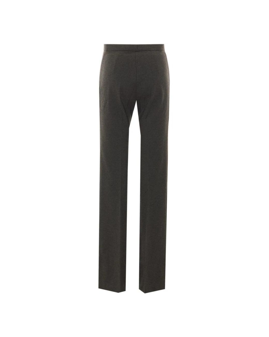 Pinko Gray Straight Trousers