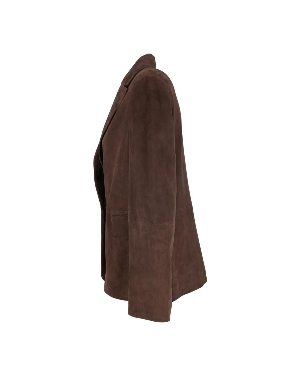 Leather Jackets Antonelli de color Brown