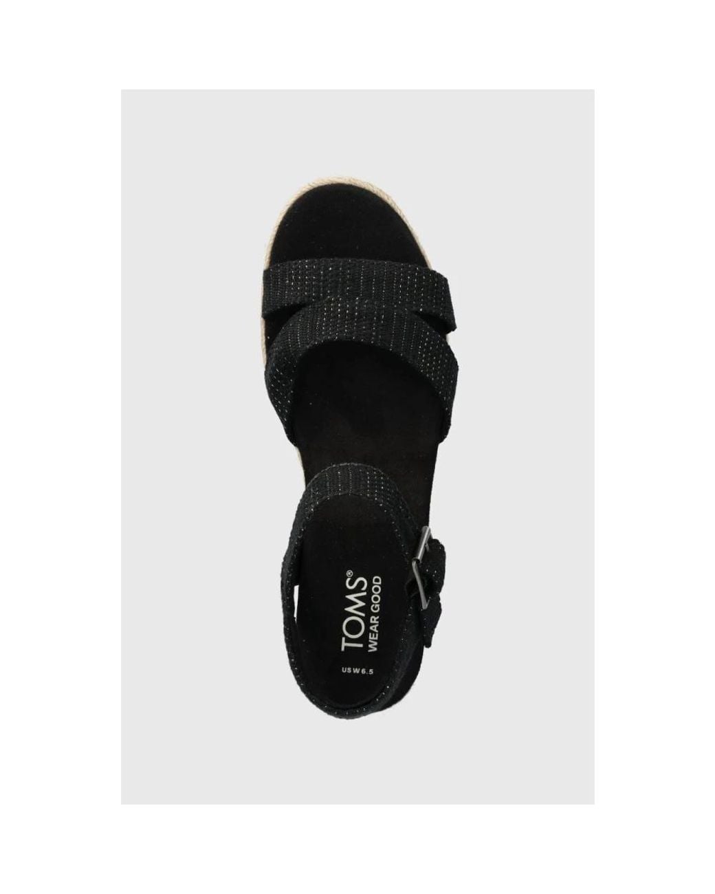 Wedges TOMS en coloris Black