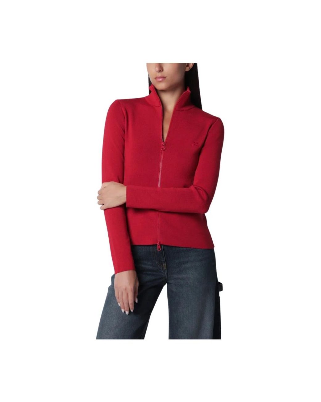 Cardigans Courreges de color Red