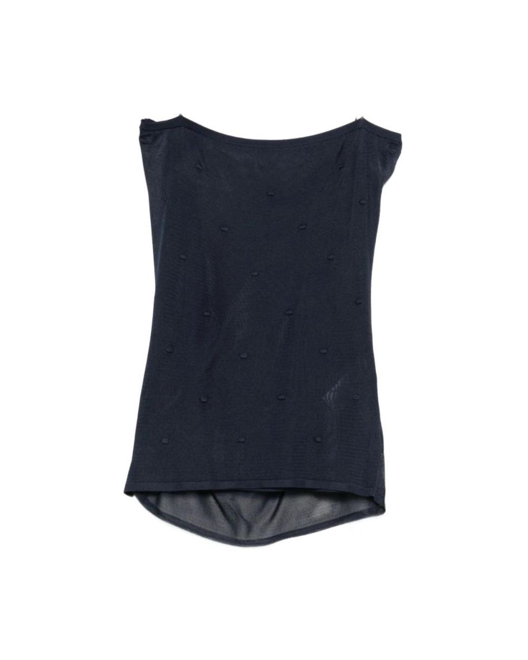 Jacquemus Blue Sleeveless Tops