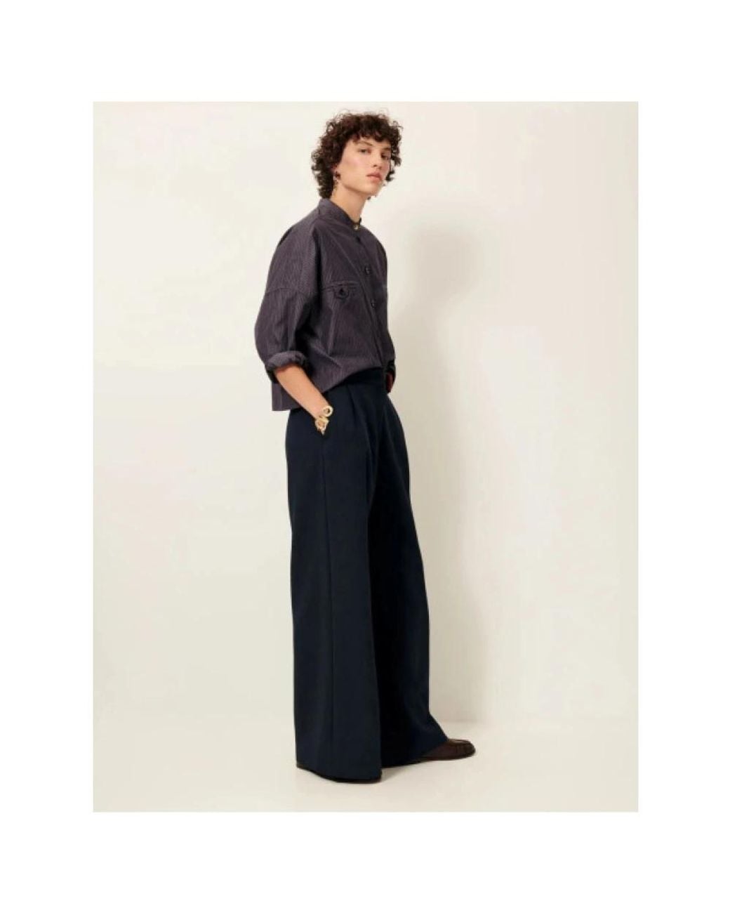 Sessun Blue Wide Trousers