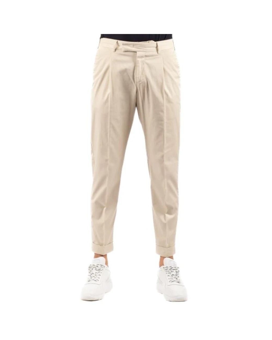 PT Torino Natural Slim-Fit Trousers for men
