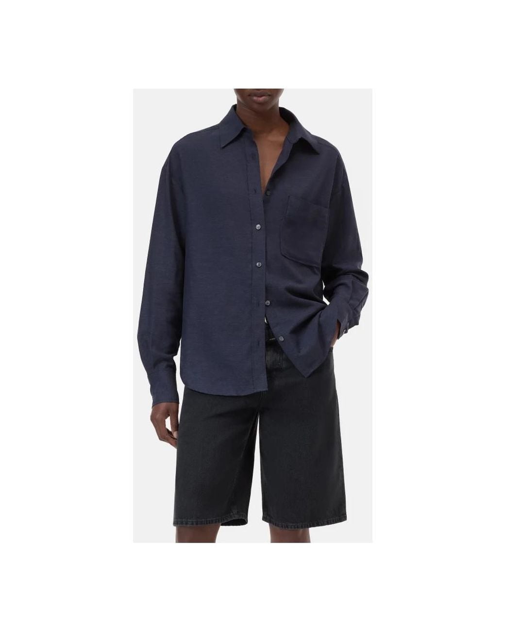 Closed Blue Shirts