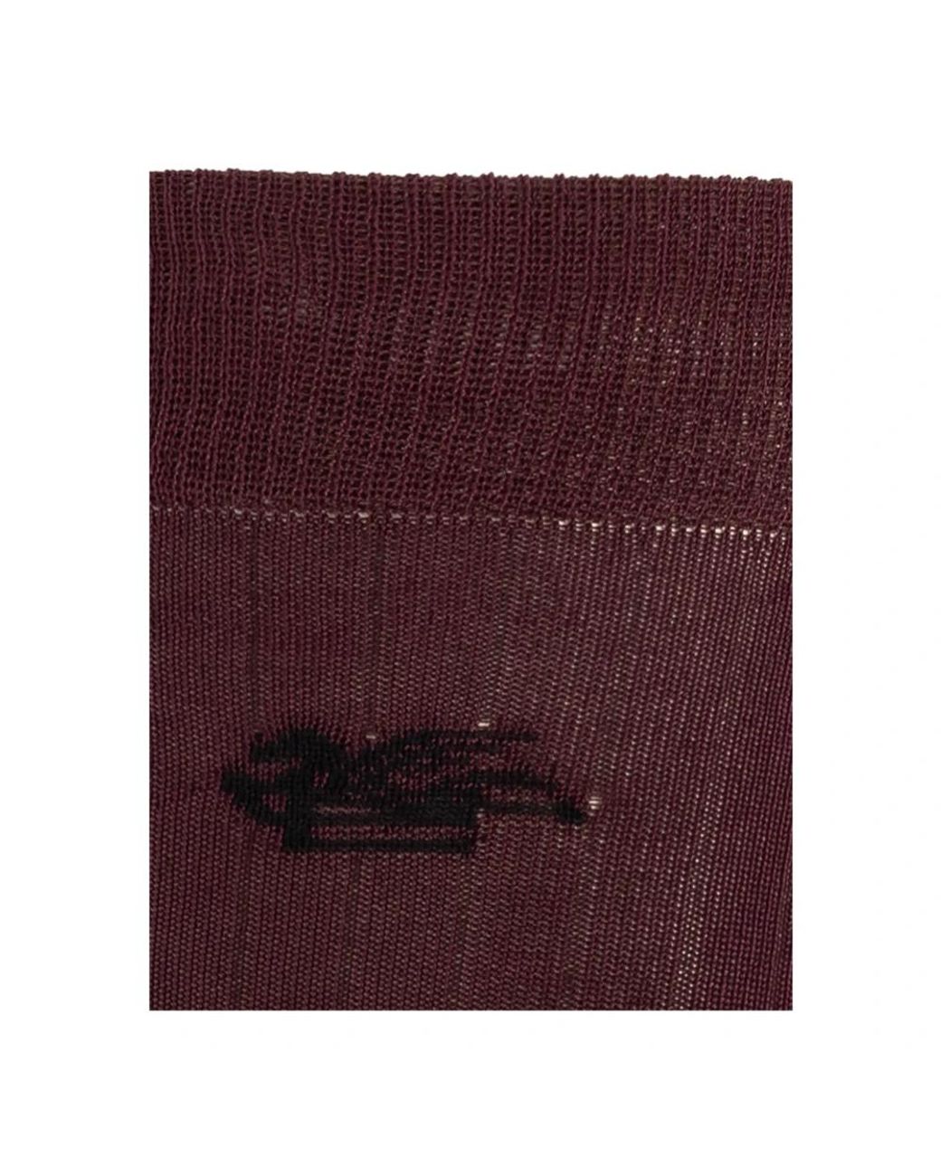 Etro Ondergoed ,Rood ,Katoen Katoenmix Sokken Met Pegaso-Logo in het Brown voor heren