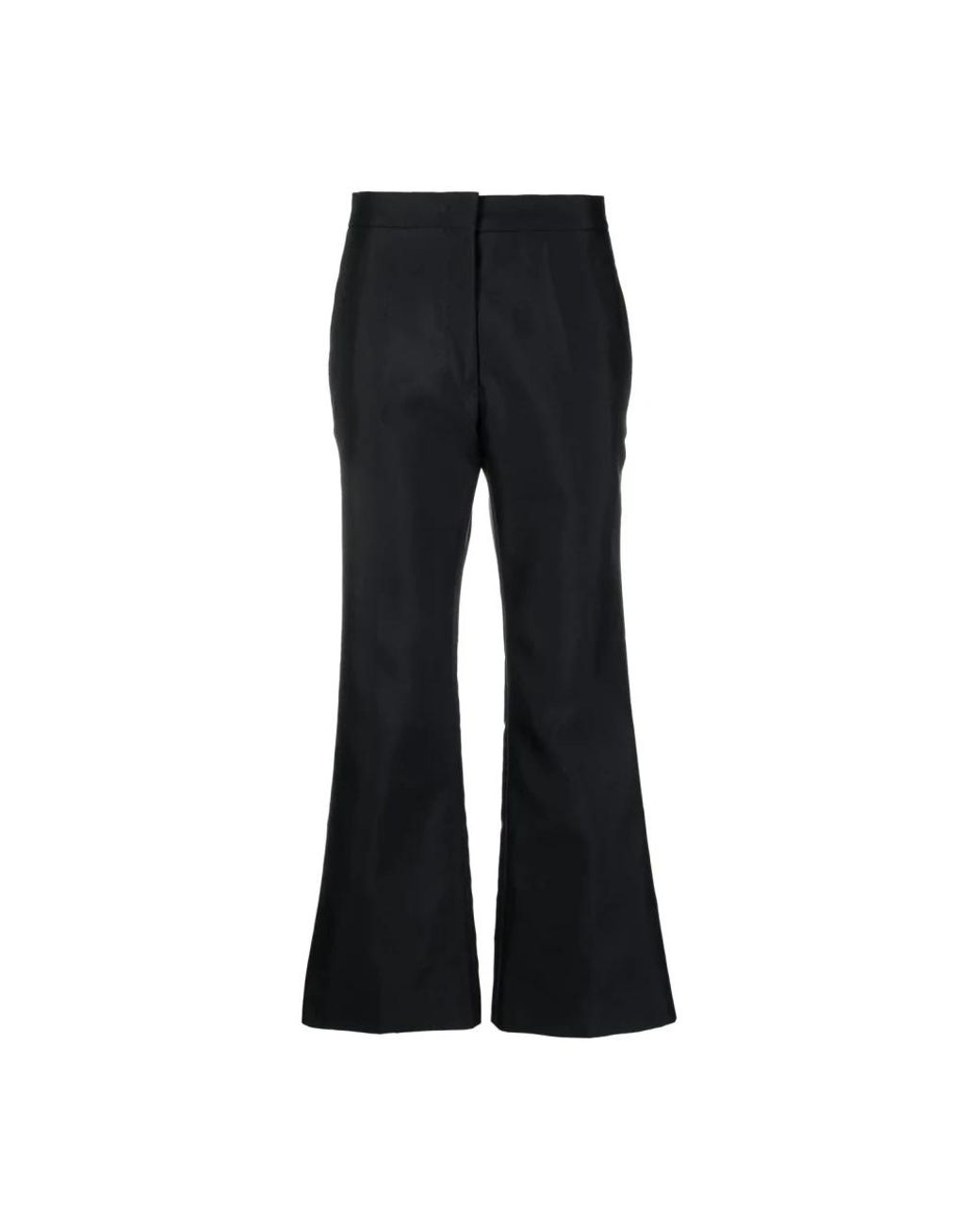 Jil Sander Broeken ,Blauw ,Nylon Elegante Blauwe Broek in het Black