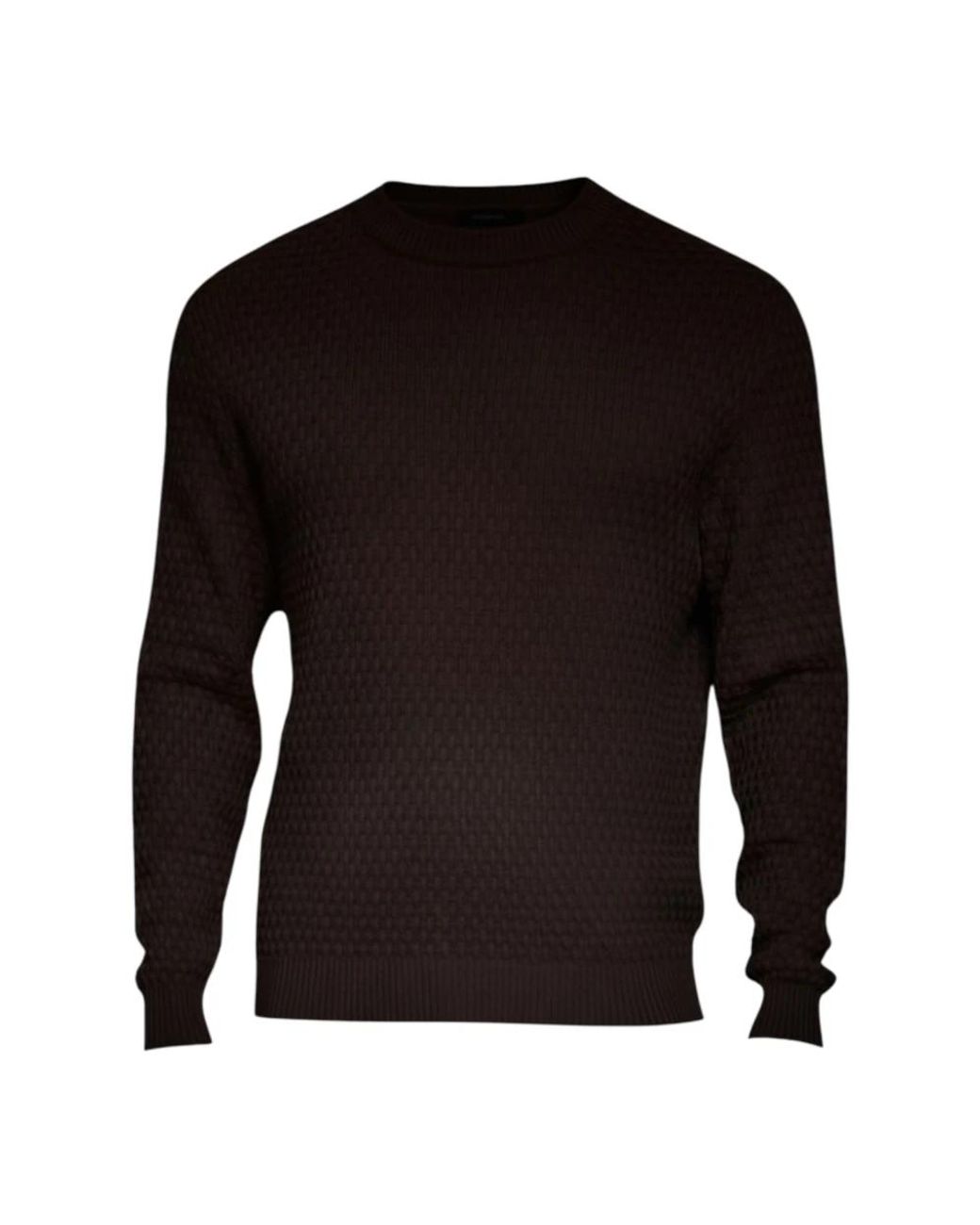HUGO Black Round-Neck Knitwear for men