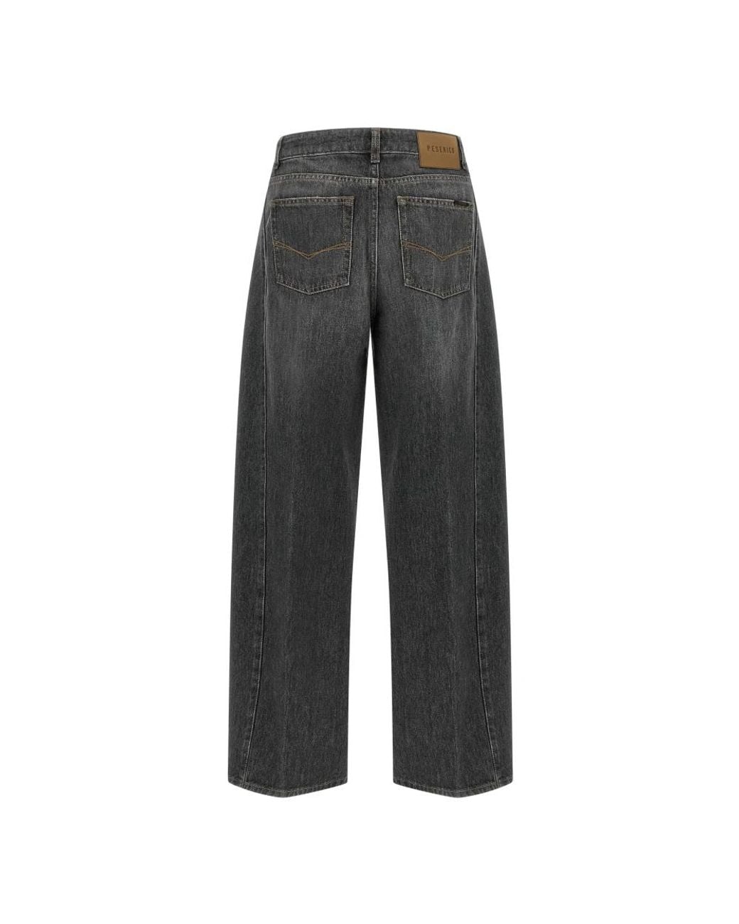 Peserico Gray Wide Jeans