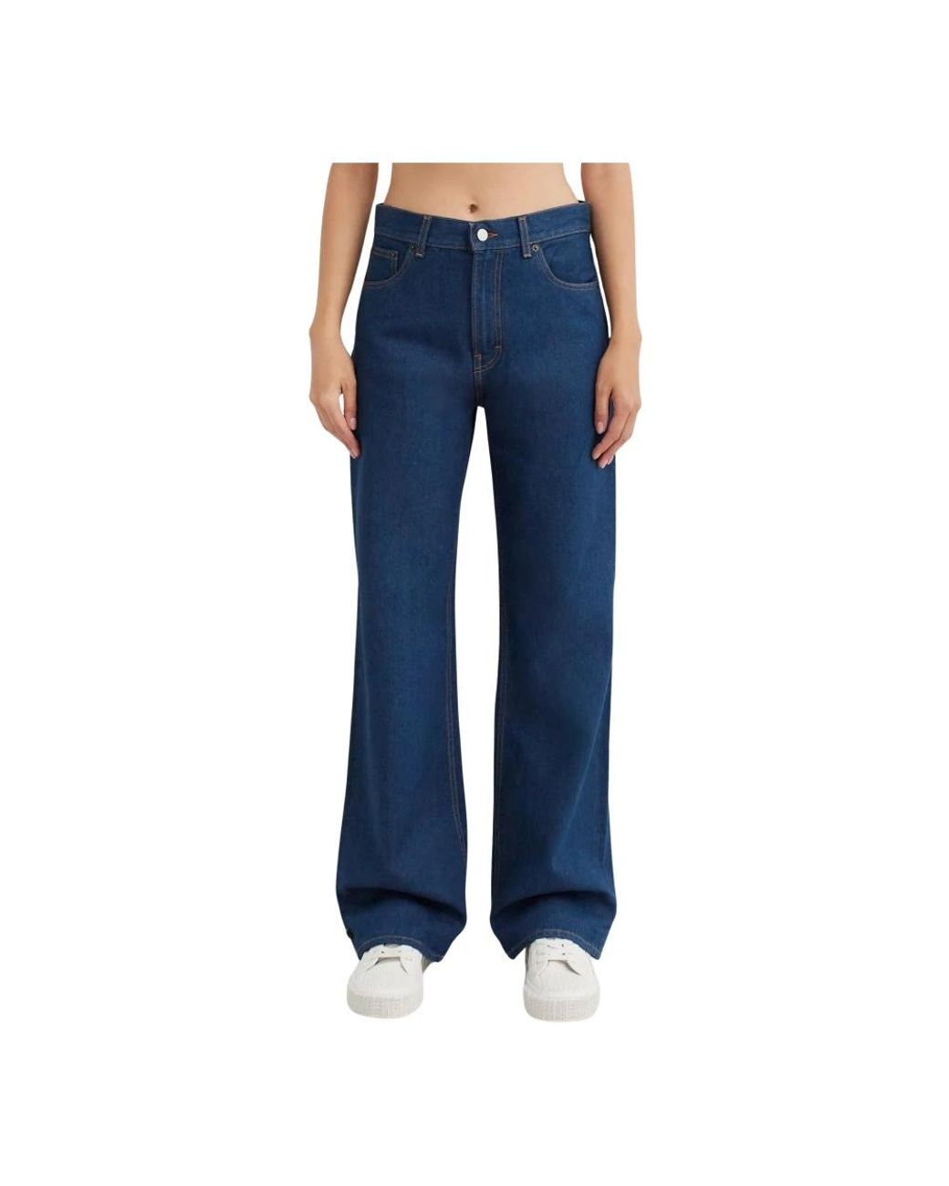 Haikure Blue Wide Jeans