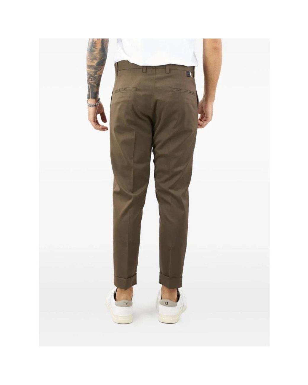 Low Brand Gray Chinos for men
