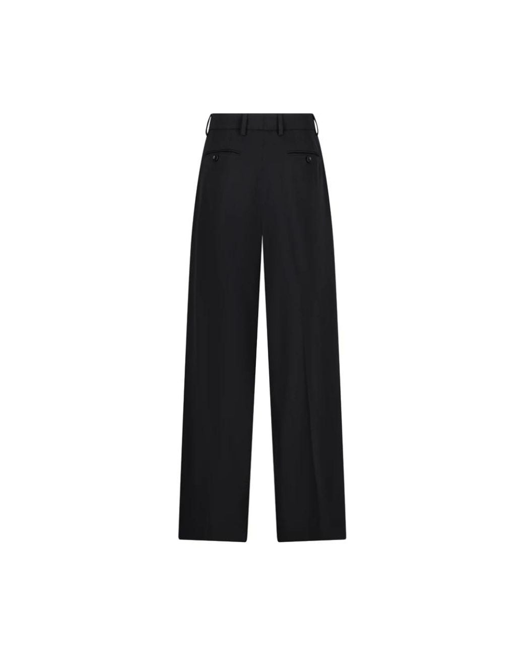 Dolce & Gabbana Black Wide Trousers