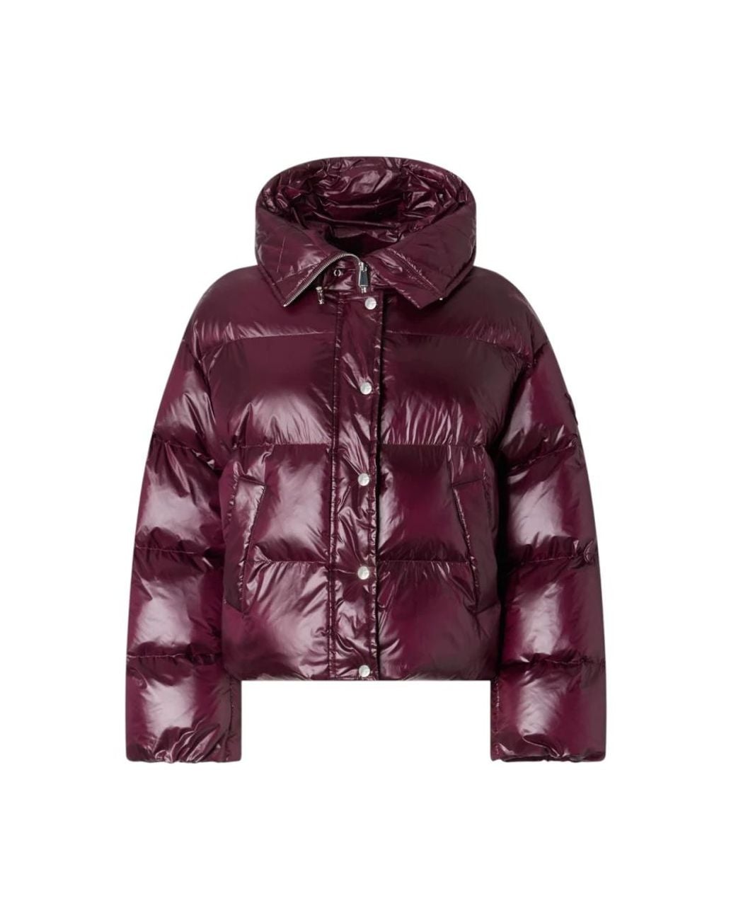 Pinko Purple Impasto Pufferjacke