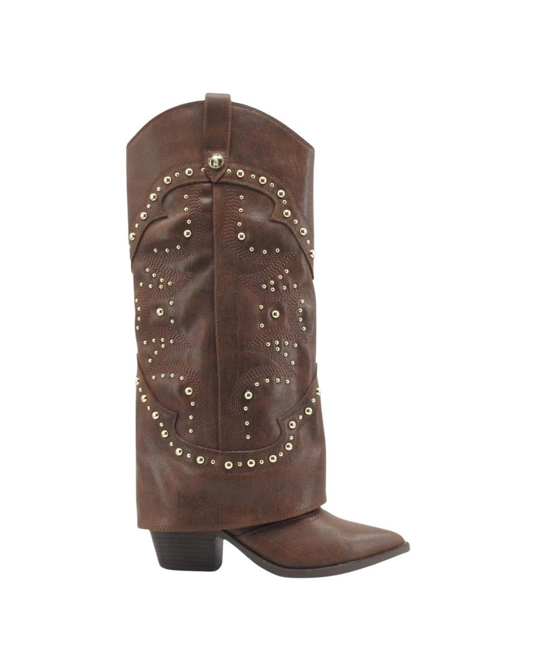 Steve Madden Brown Cowboy & Biker Boots