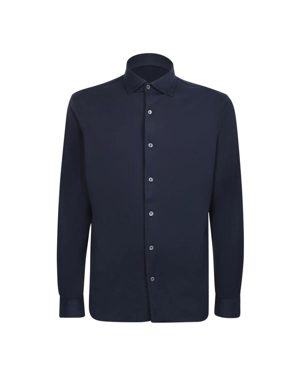 Dell'Oglio Blue Casual Shirts for men
