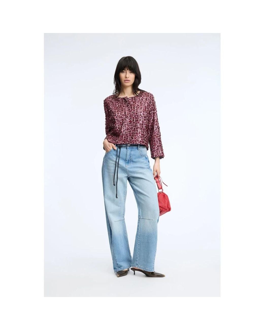 Tweed Jackets Munthe de color Red