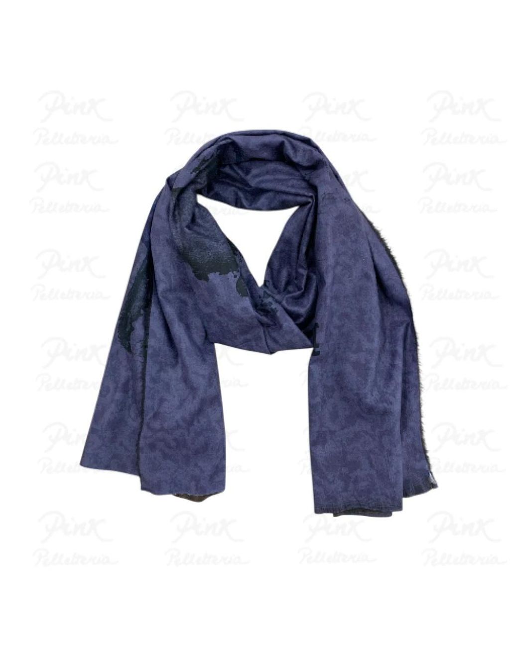 Alviero Martini 1A Classe Blue Winter Scarves