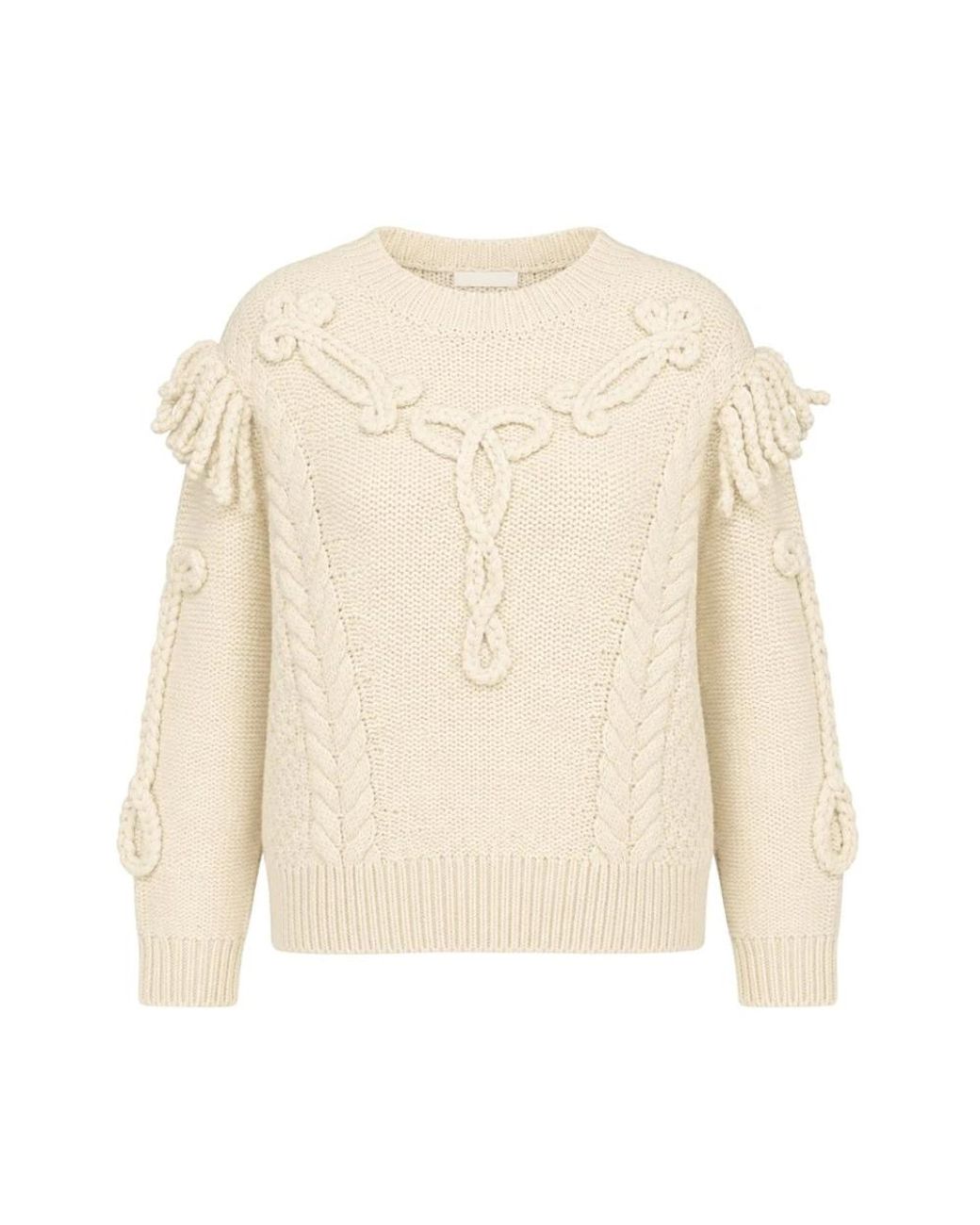 Isabel Marant White Round-Neck Knitwear