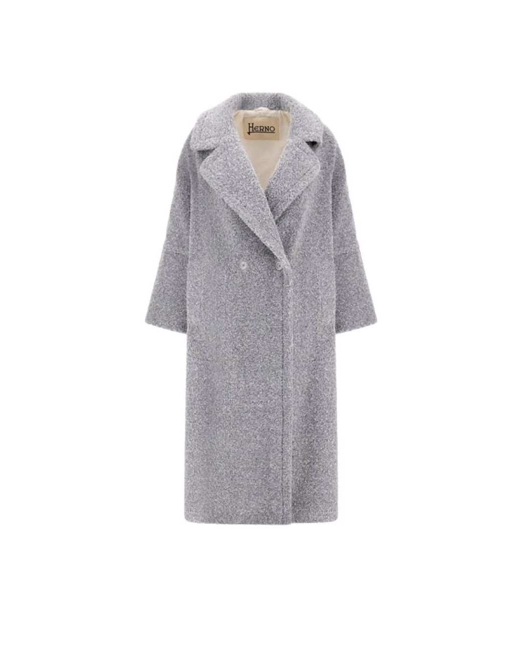 Double-Breasted Coats Herno en coloris Gray