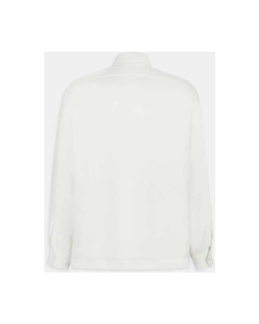 Brunello Cucinelli White Casual Shirts for men