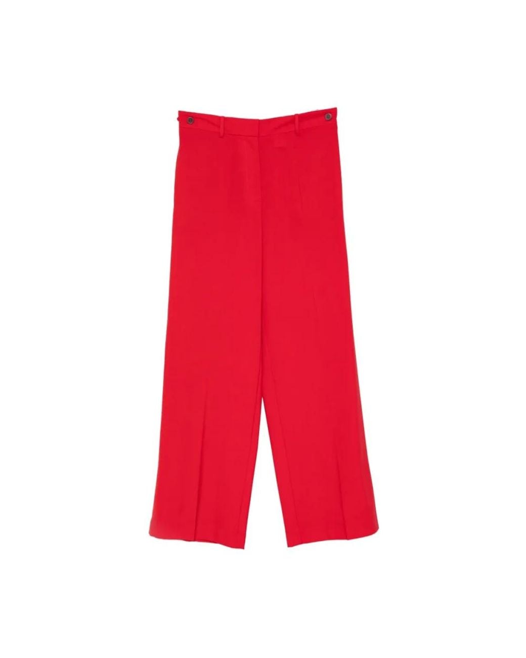 Alysi Red Wide Trousers