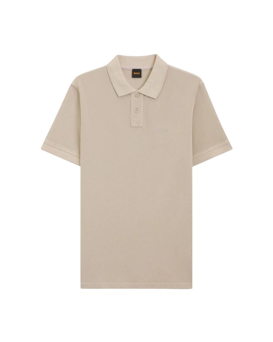 Boss Polo in het Natural voor heren