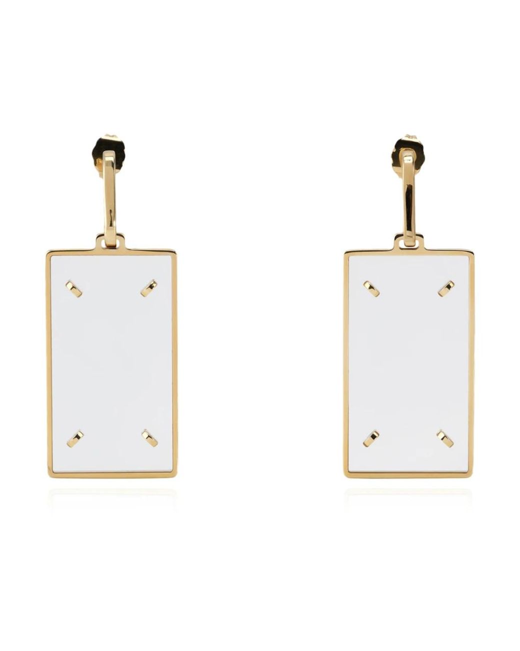 Maison Margiela White Earrings