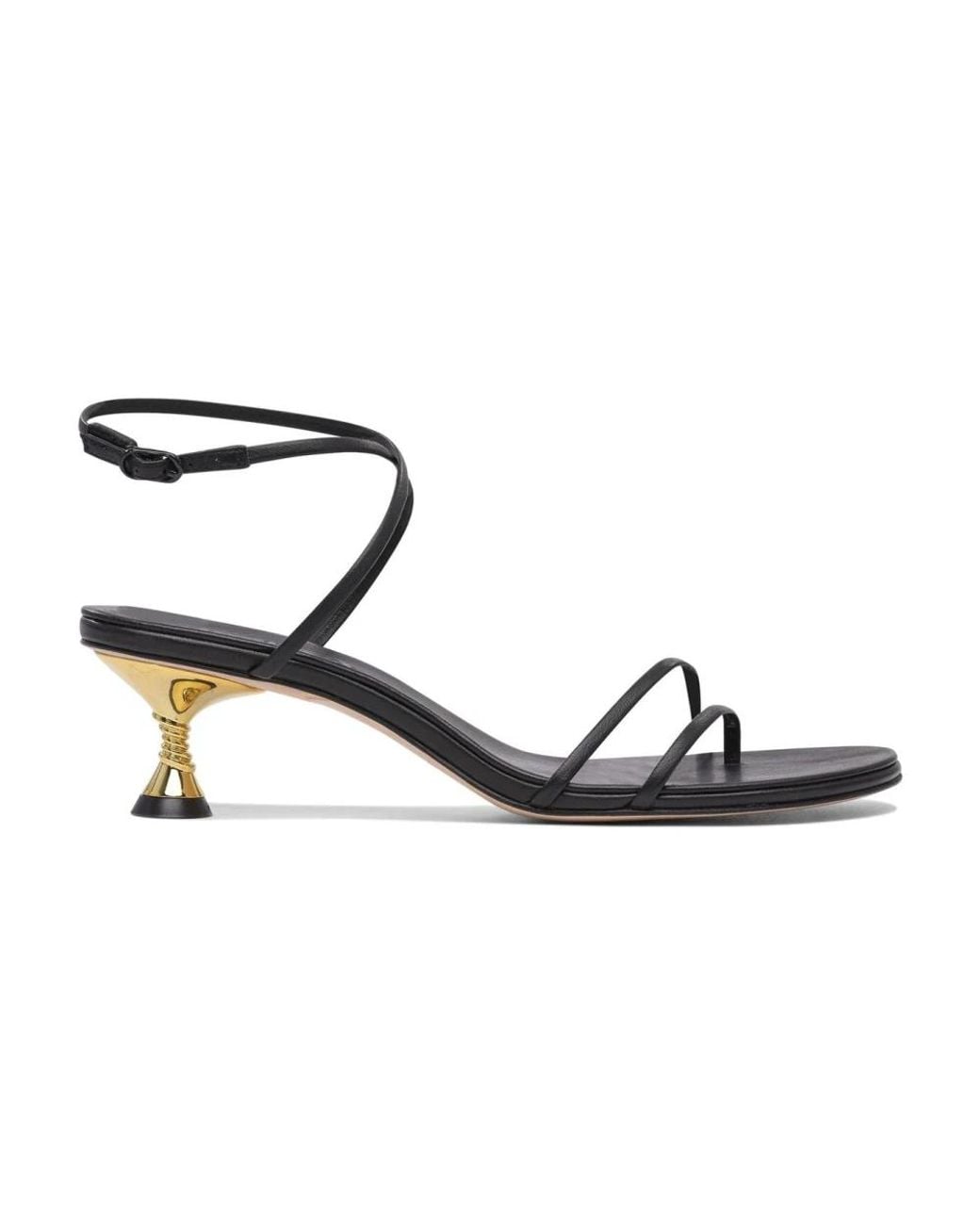STUDIO AMELIA Black High Heel Sandals