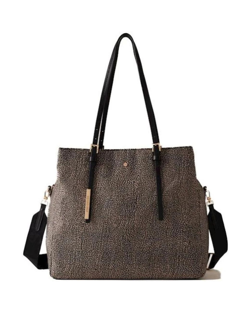 Borbonese Black Shopping Bags