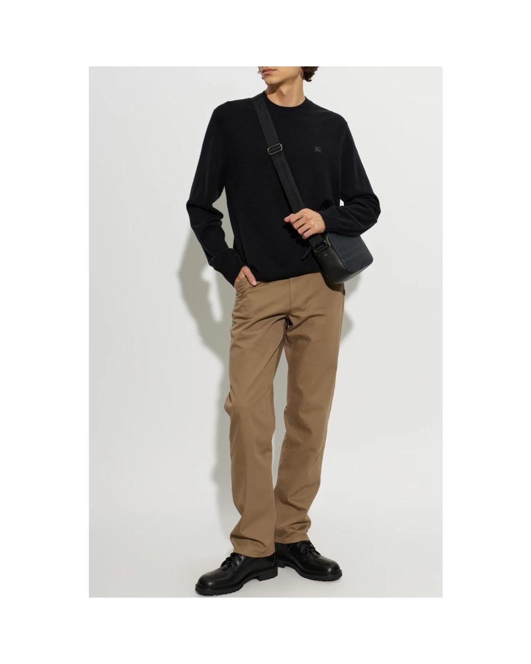 Burberry Black Cashmere Knitwear for men
