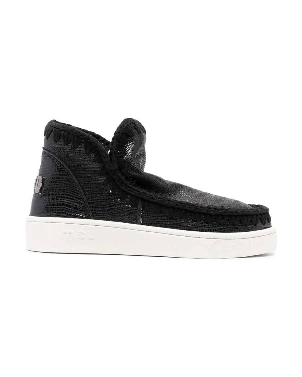 Mou Black Schnürstiefel