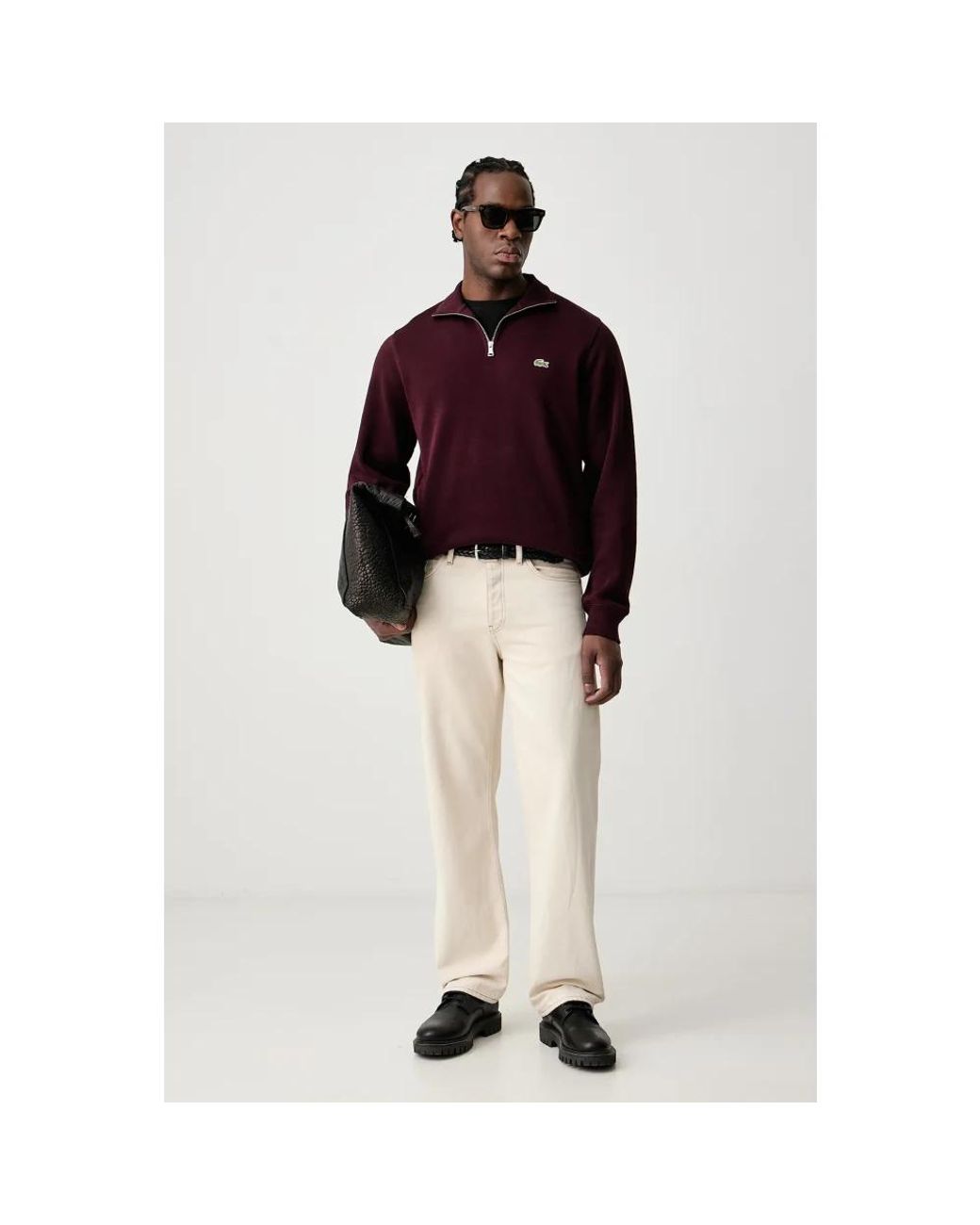 Turtlenecks Lacoste de hombre de color Red